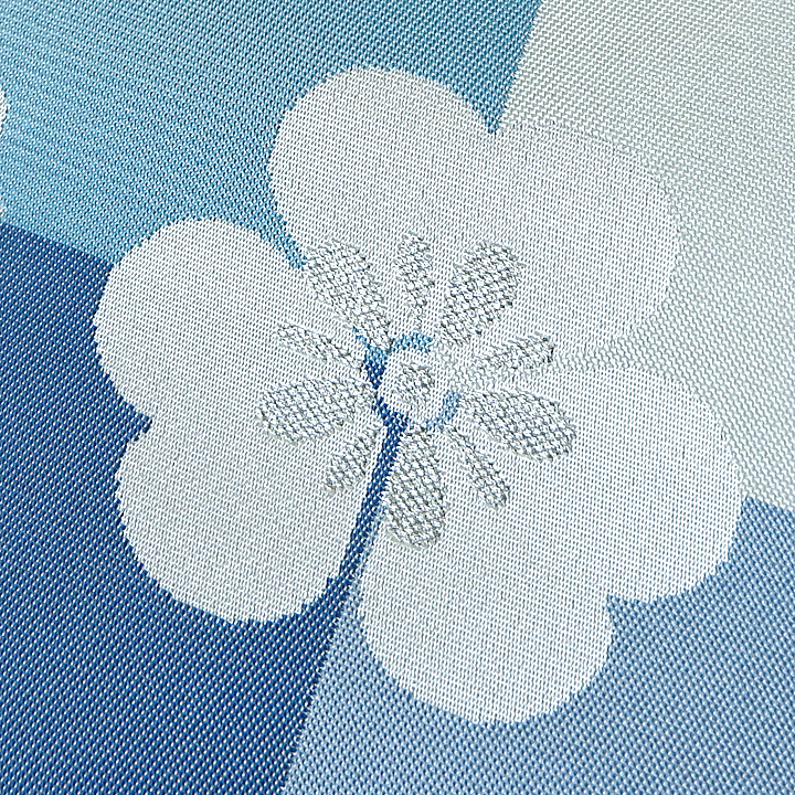 福絖織物謹製　博多織　八寸帯【Palette　青色】 仕立て込み