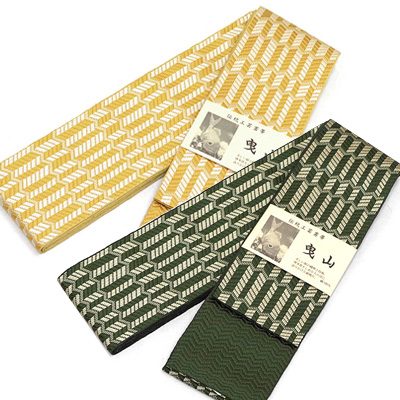 【新着情報】シンプルなお洒落柄、締めやすい博多織の角帯が2色入荷しました！